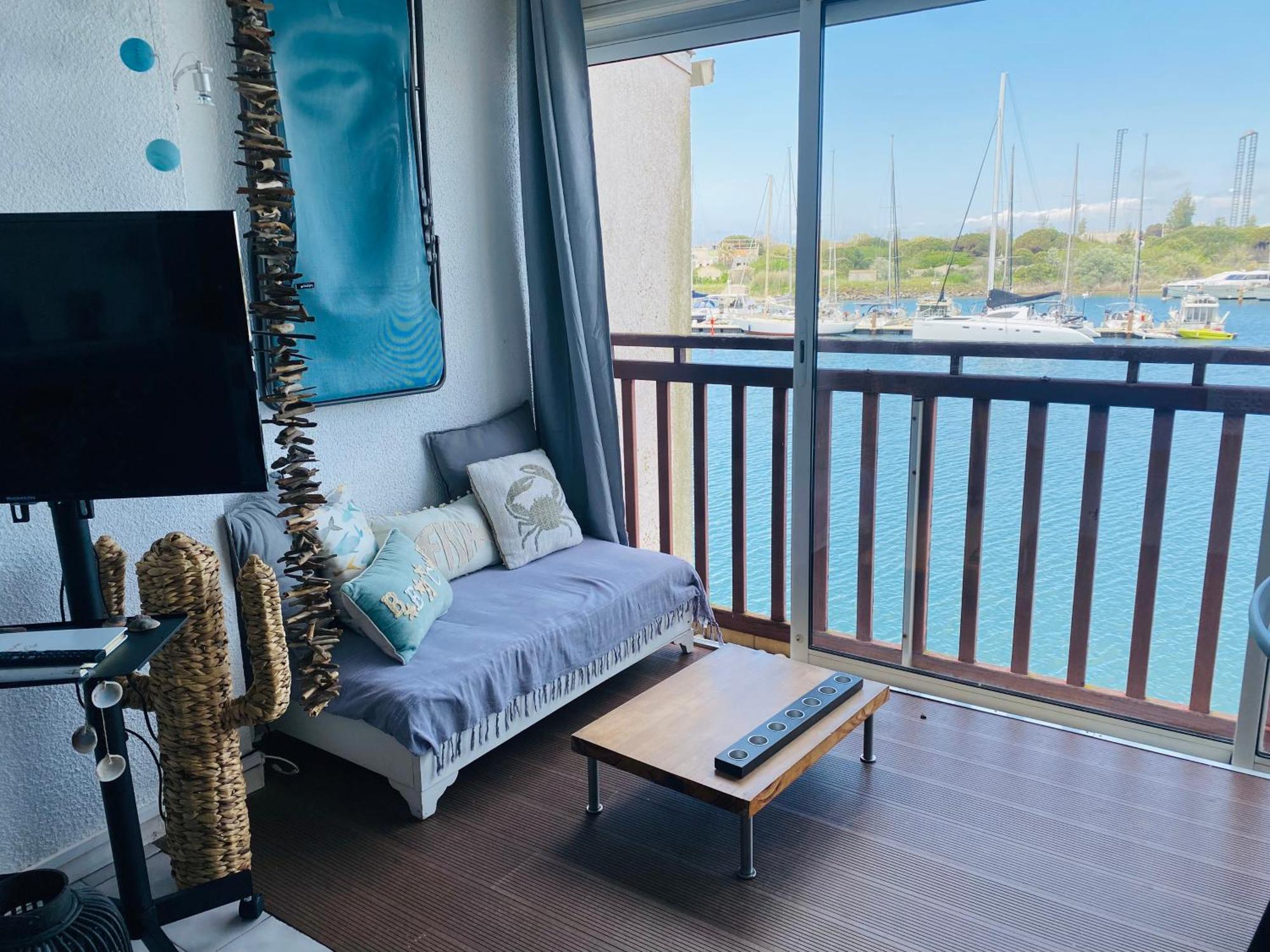 La Brigantine - Superbe Vue Mer - Appartement Agreable En Toutes Saisons Agde Luaran gambar